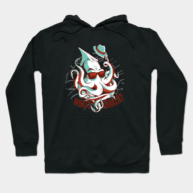 What's Kraken Hoodie by Blerdy Laundry